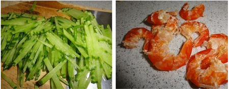 冬天给我们的胃取暖吧--萝卜虾干百合汤面