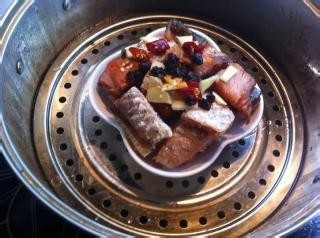 冬季常菜－蒸腊鱼