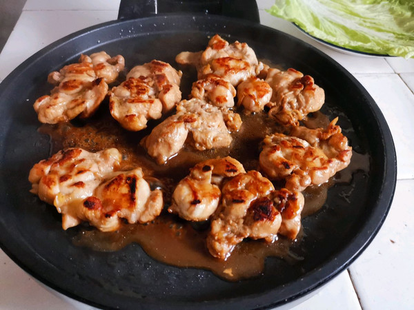 香煎脆皮鸡腿肉