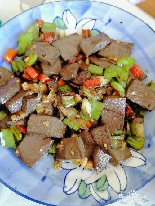 血豆腐的家常做法