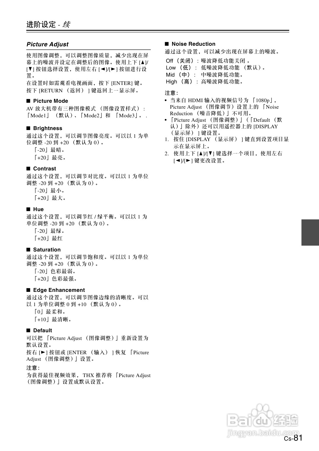安桥AV放大机TX-SA806型使用说明书:[5]