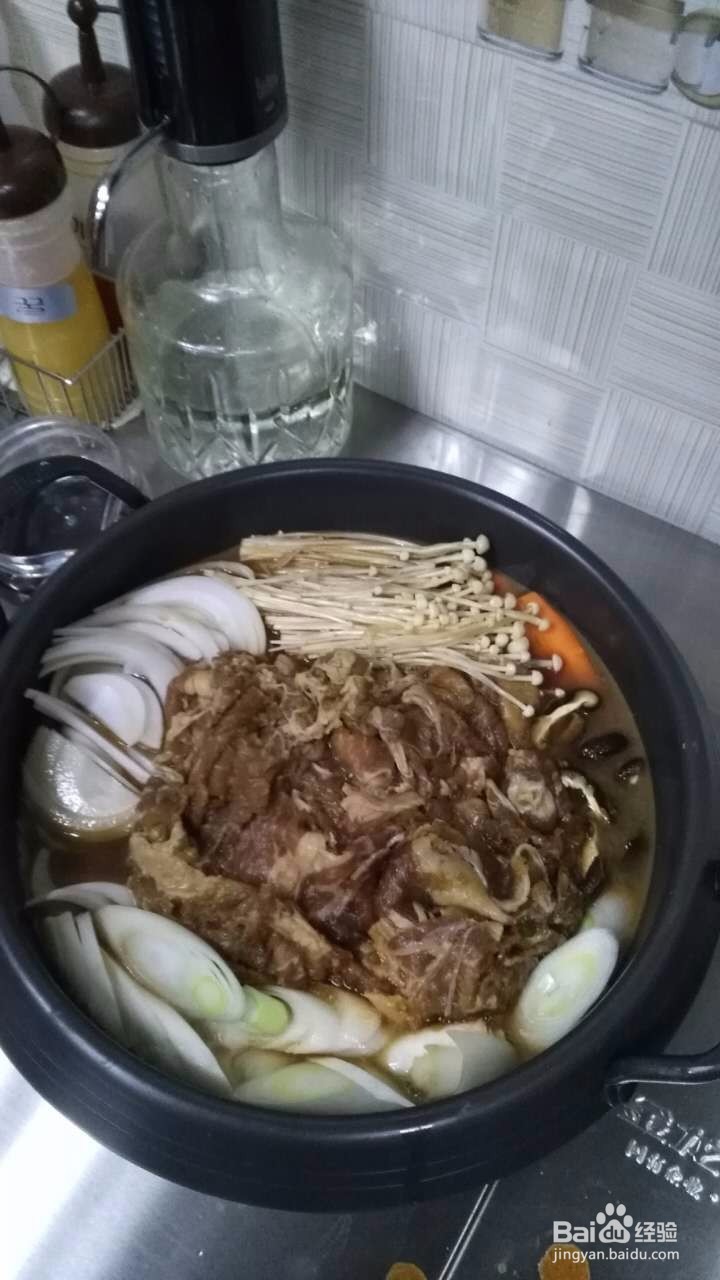 自己动手做韩式牛肉火锅