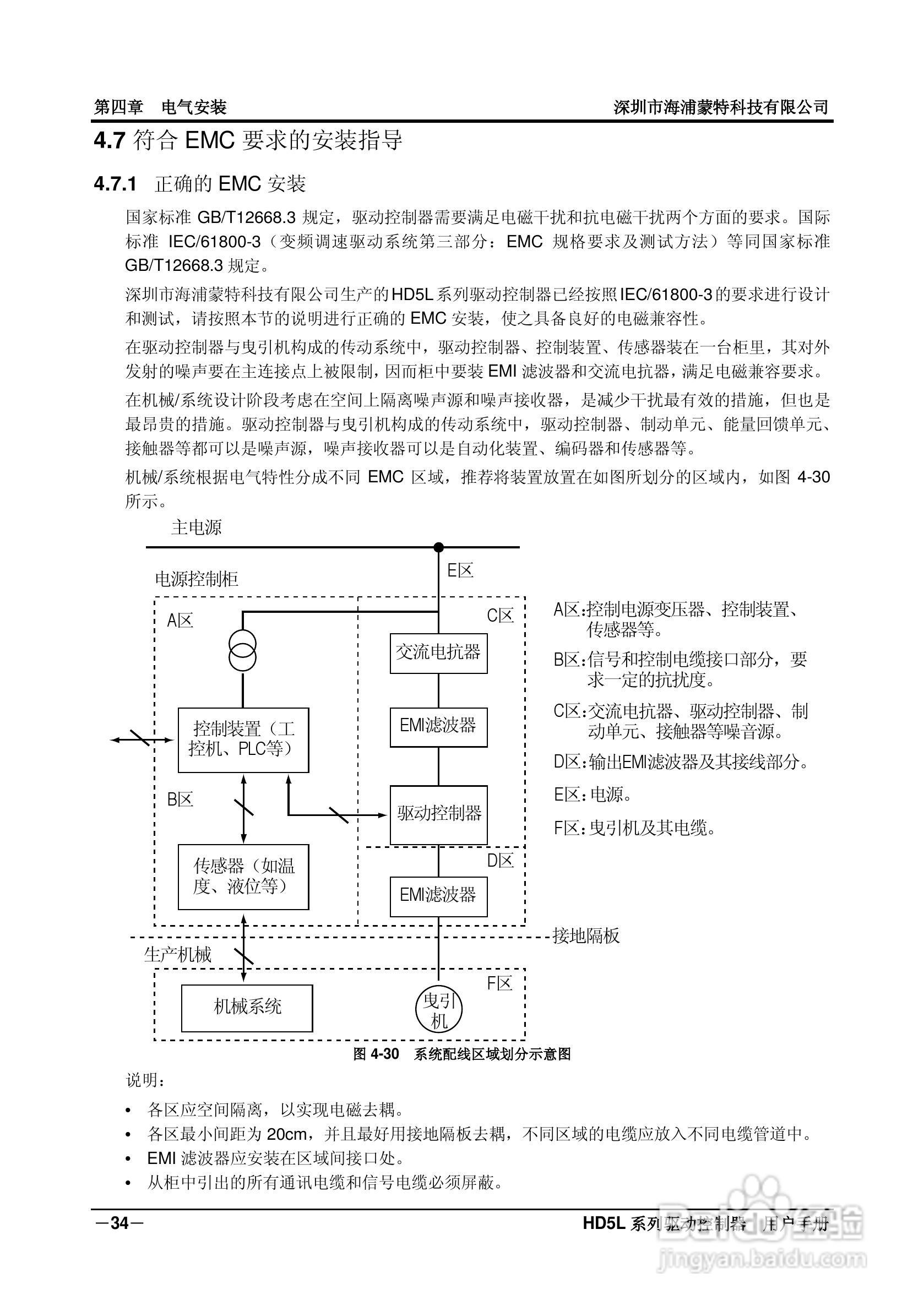 海浦蒙特HD5L-4T045电梯专用驱动控制器用户手册:[5]
