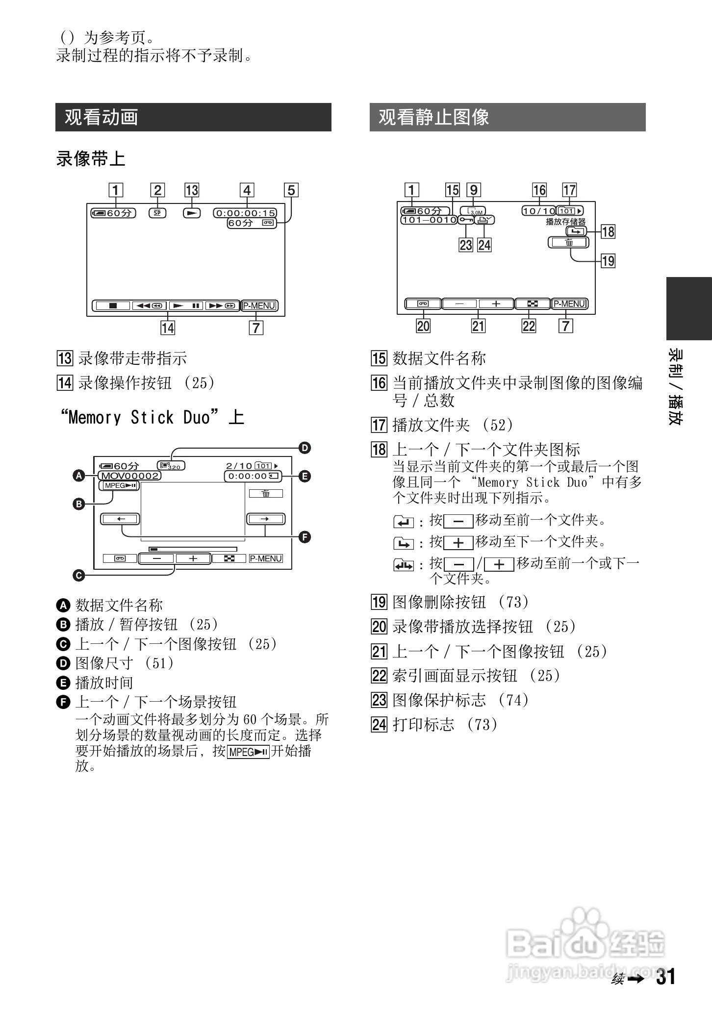 索尼DCR-HC94E数码摄像机使用说明书:[4]