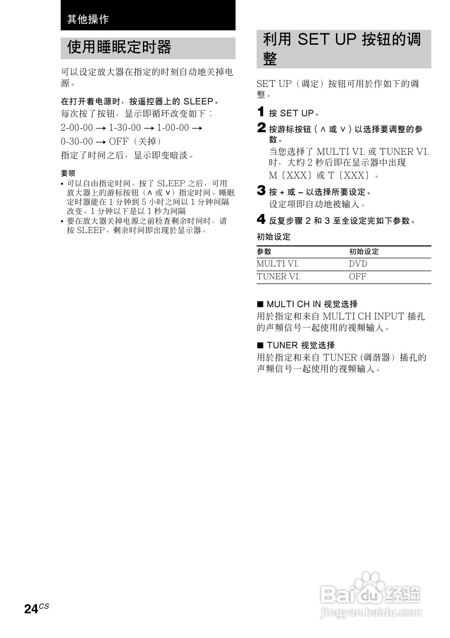 索尼HT-SL7A家庭影院使用说明书:[3]