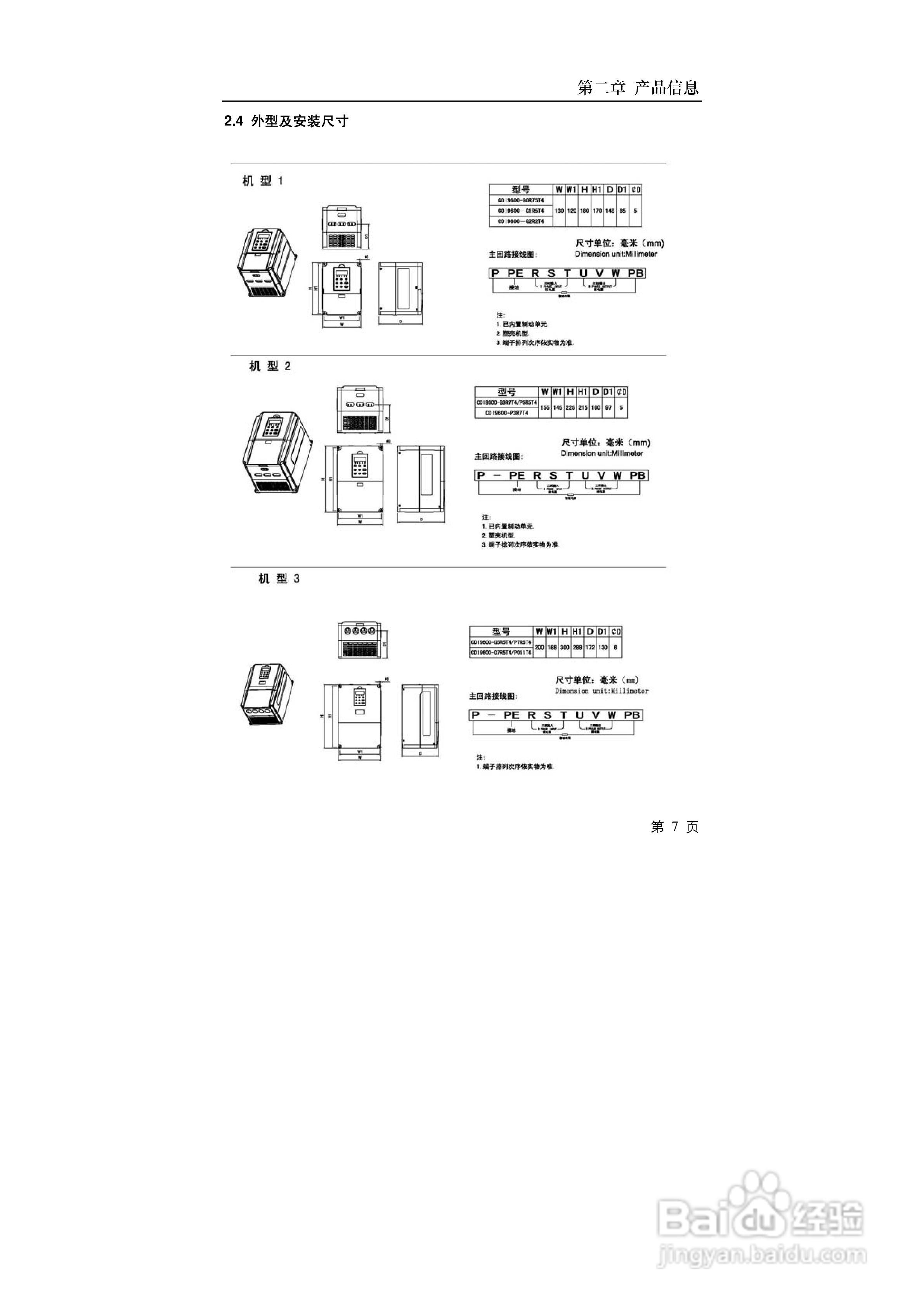 德力西cdi9600-g7r5t4小功率矢量變頻器說明書:[2]