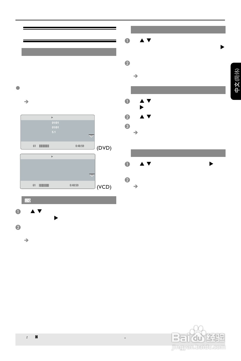 飞利浦DVP3960/93 DVD播放机使用说明书:[1]