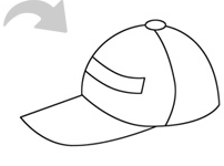 怎么画棒球帽的简笔画