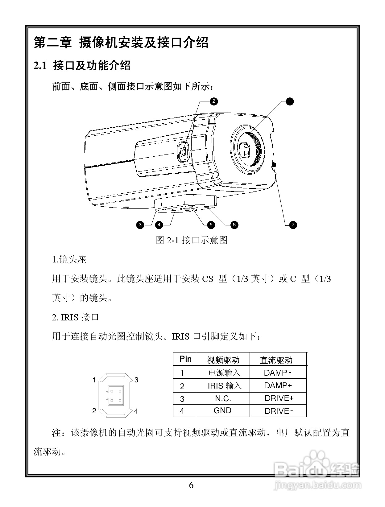 V6201 系列 百万像素彩色网络摄像机说明书:[2]