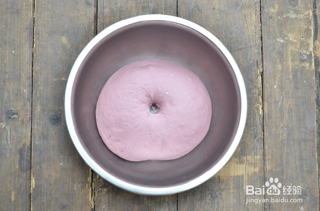 紫薯玫瑰花馒头的做法