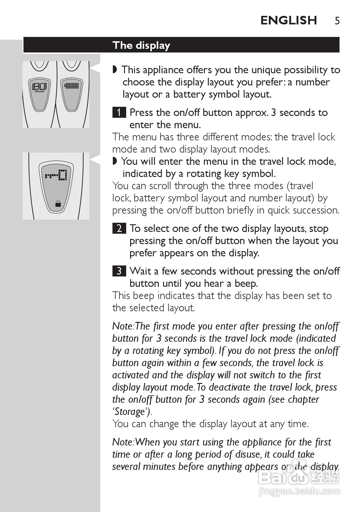 PHILIPS HQ9190剃须刀说明书:[1]