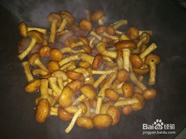 怎么做滑子菇炒土豆片