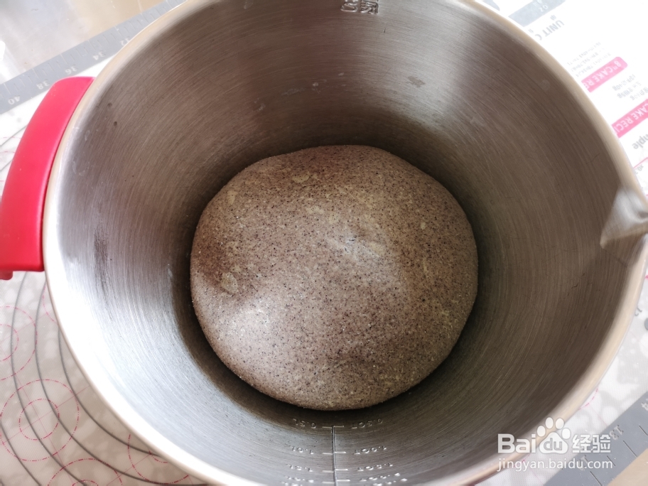 好吃到哭的黑米汉堡胚