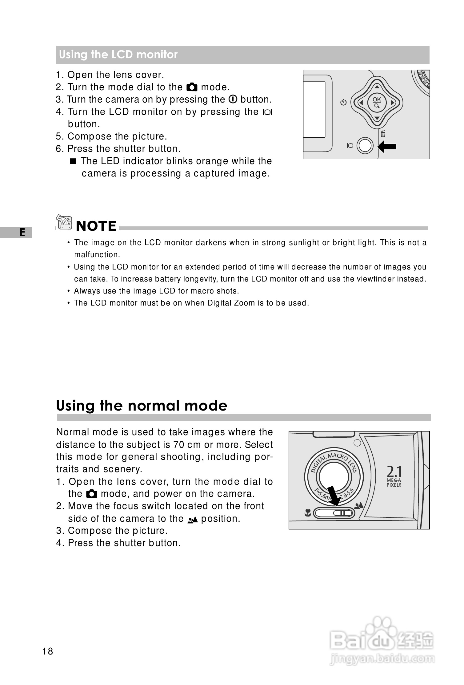 Rollei D210型数码相机说明书:[2]