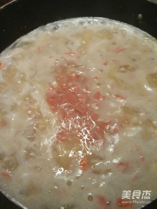 蟹黄豆花的做法