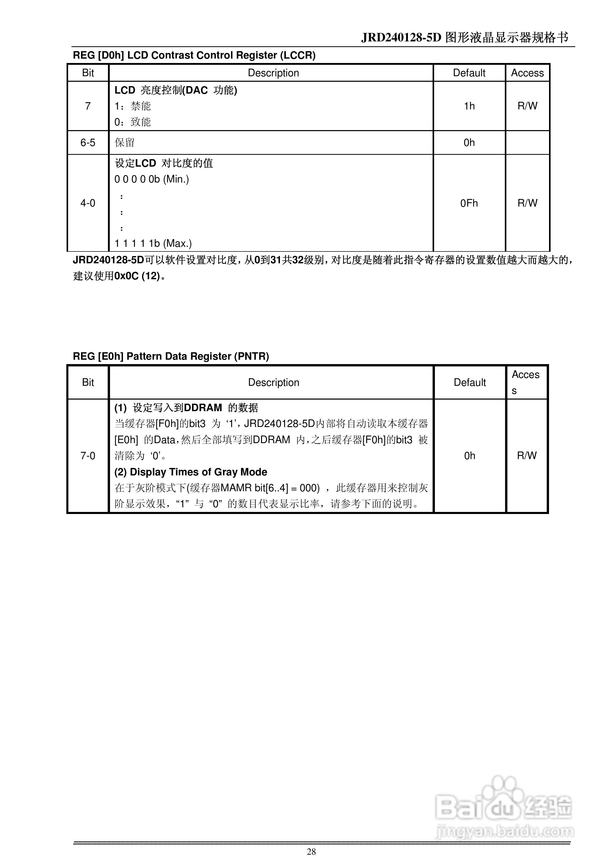 液晶显示模块JRD240128-5D系列使用手册:[3]