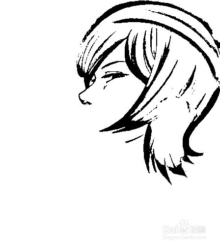 简笔画-如何画Q版人物银魂协熏的简笔画