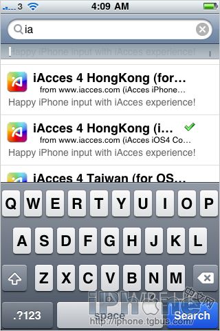 iOS 4系统下iAcces 4.5安装教学