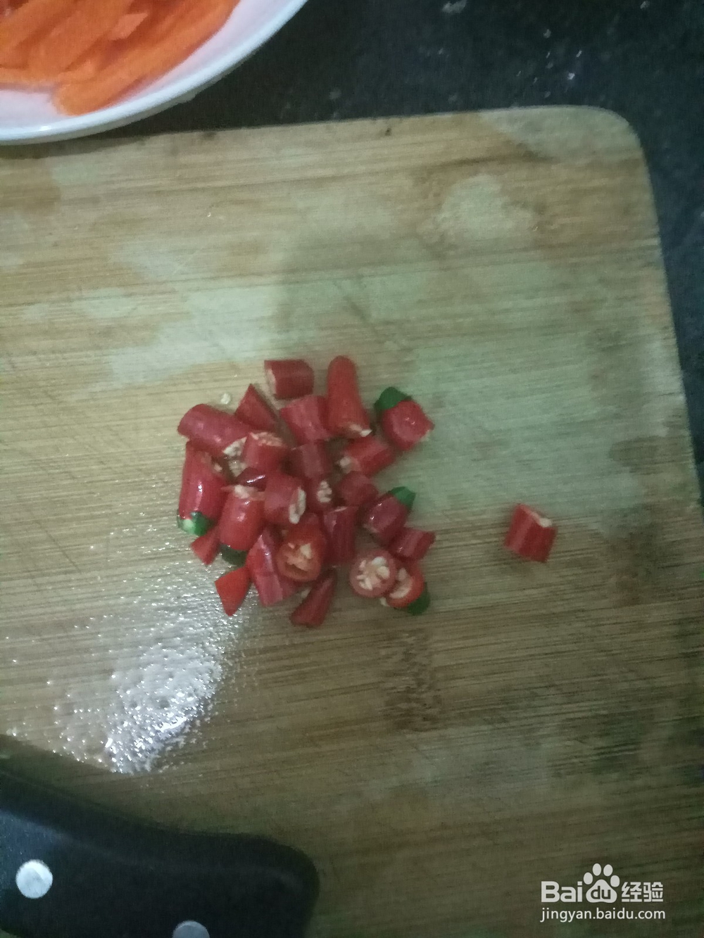 朝天椒清炒胡萝卜丝