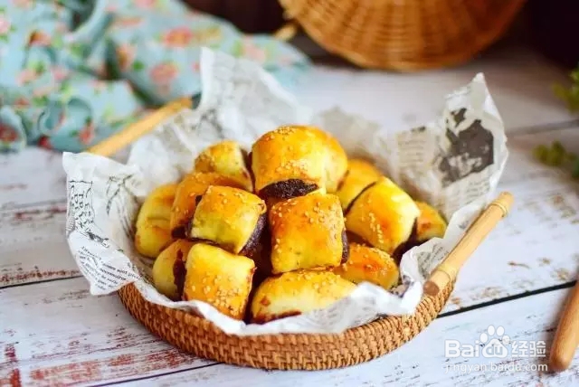 姐姐为我做的豆沙卷