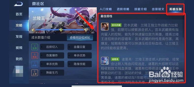 王者荣耀兰陵王的最佳搭档是谁？