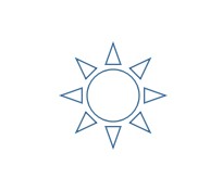 Word文档如何让插入的太阳形内部没有填充颜色