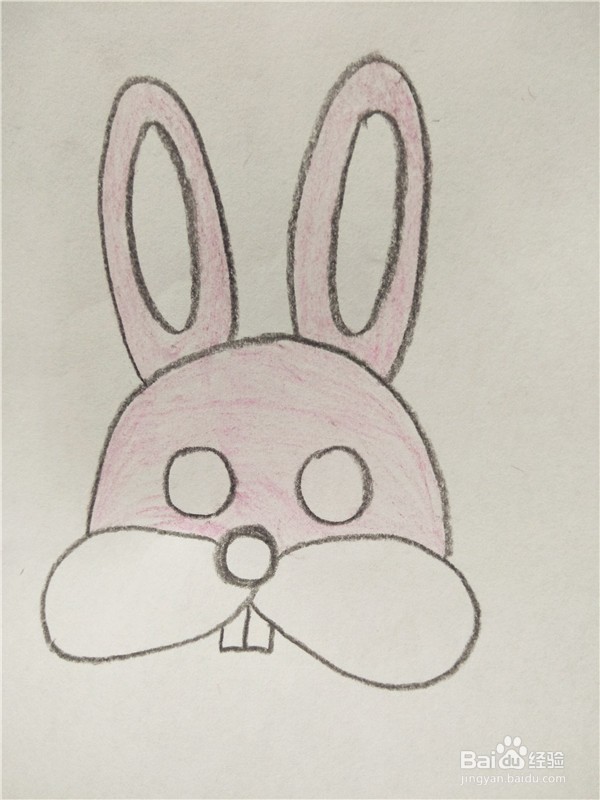 兔子面具怎么画才好看图片