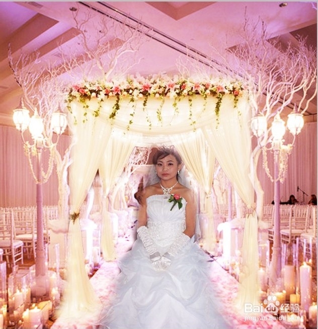 如何用PS改变婚礼照片主题风格