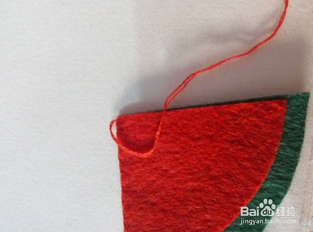 不织布西瓜书签