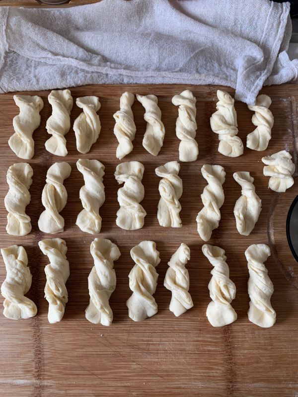 土豆排骨焖花卷