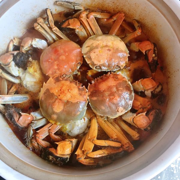 家庭版 肉蟹煲～毛蟹