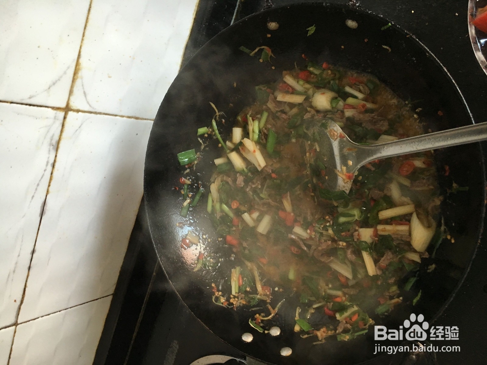 四川炒牛肉正宗做法