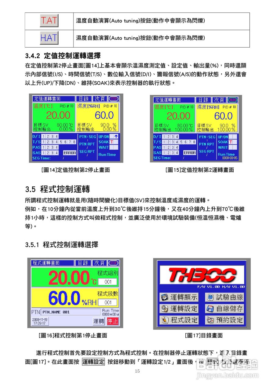 J-THERMO TH300温湿度程式控制器使用说明书:[2]