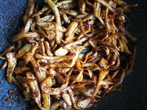 美味干煸杏鲍菇