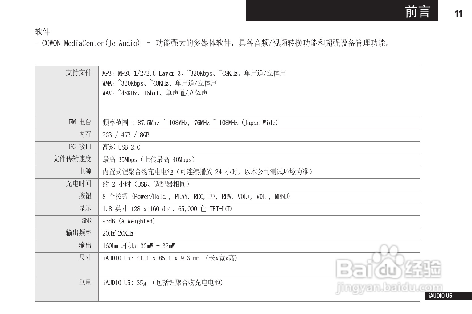 爱欧迪U5播放器使用说明书:[2]