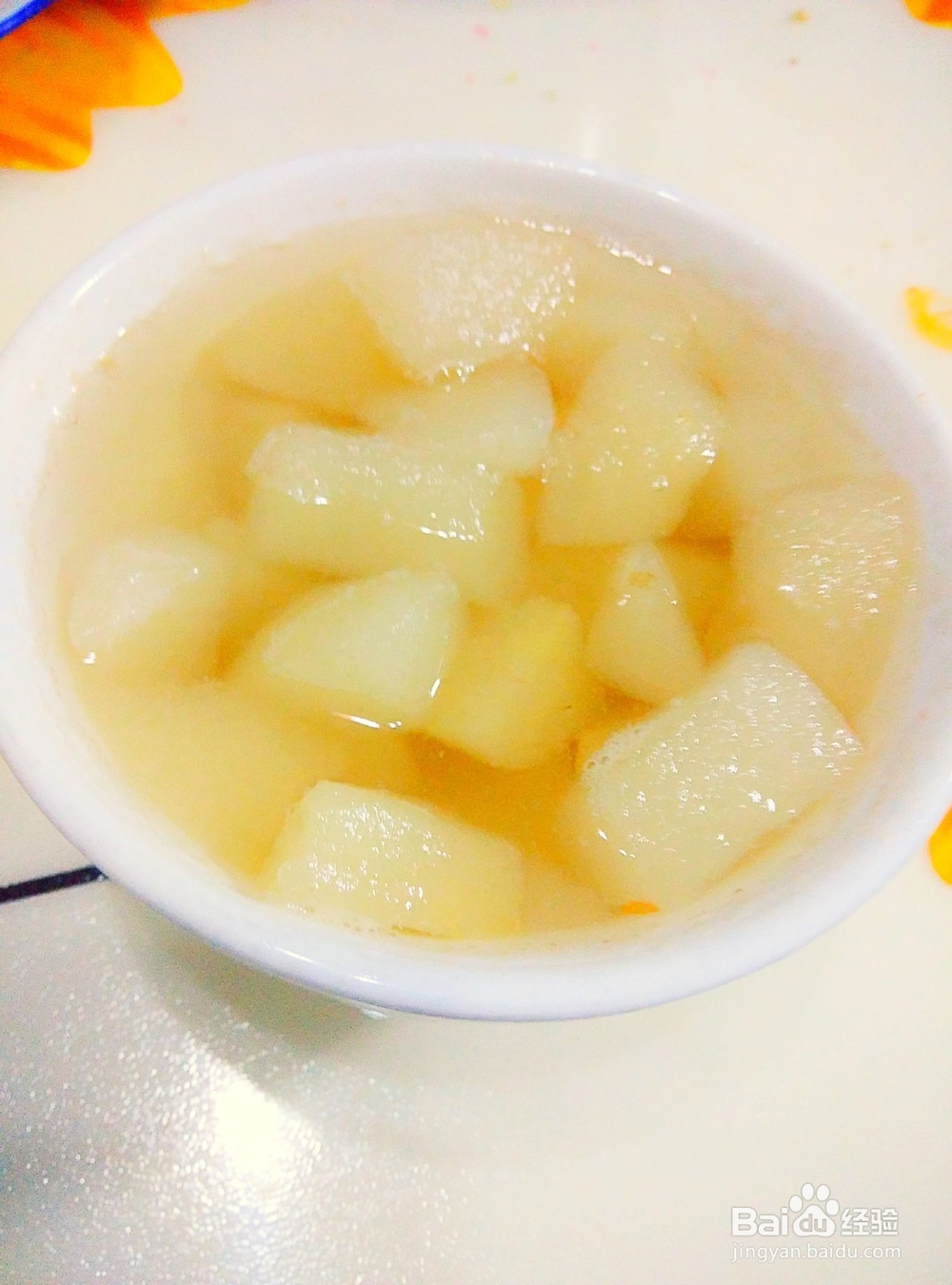 简易糖水梨做法