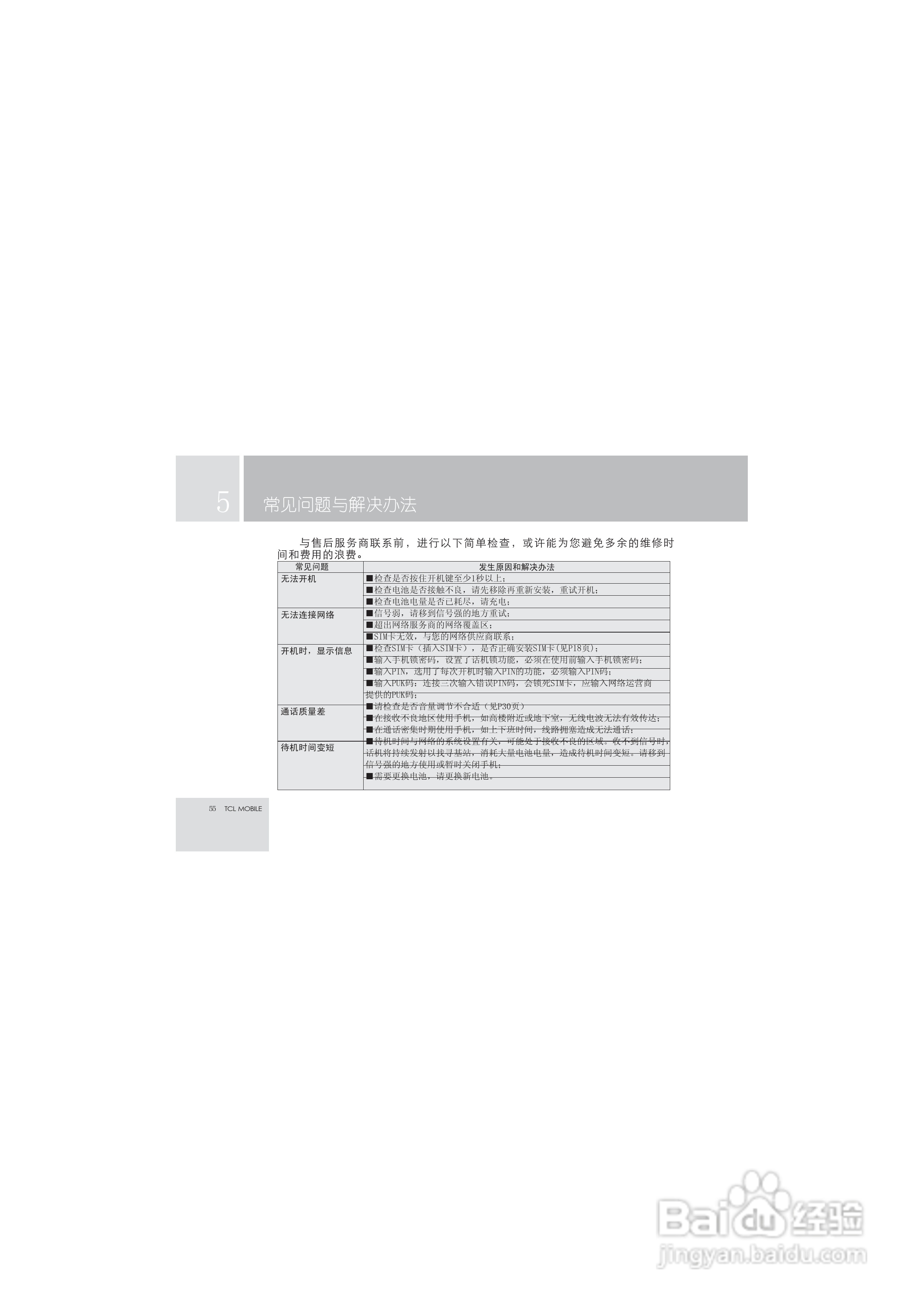 TCL M99手机使用说明书:[6]