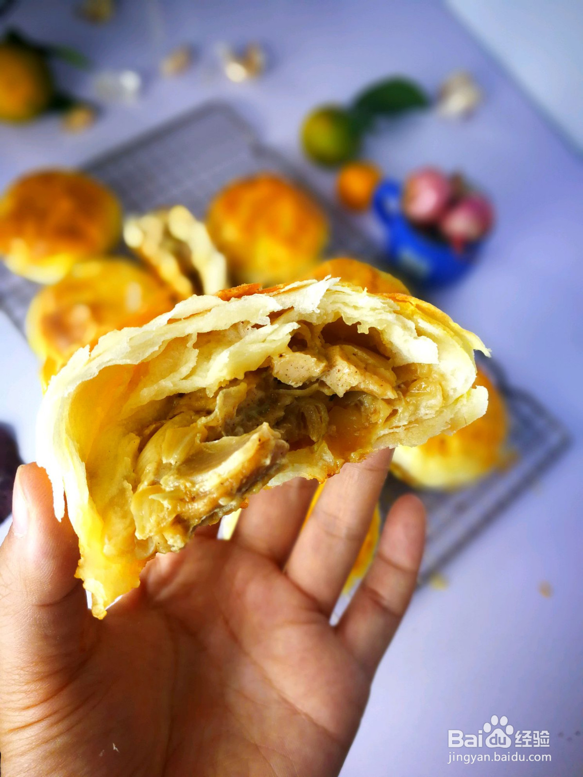 鸡腿馅饼的做法