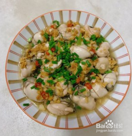蒜蓉粉丝蒸蚝仔牡蛎肉
