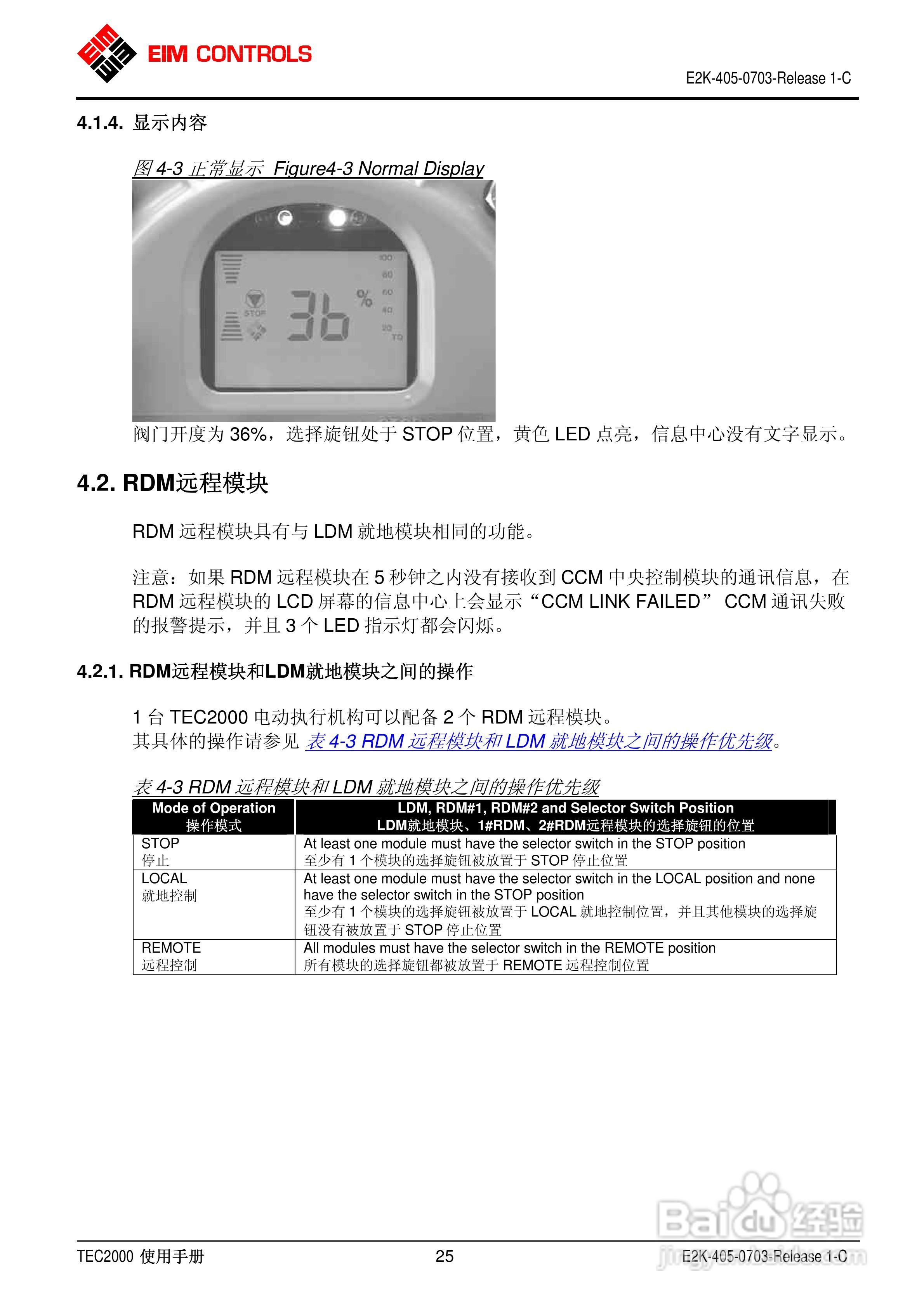 EIM电动执行器TEC2000使用手册:[3]