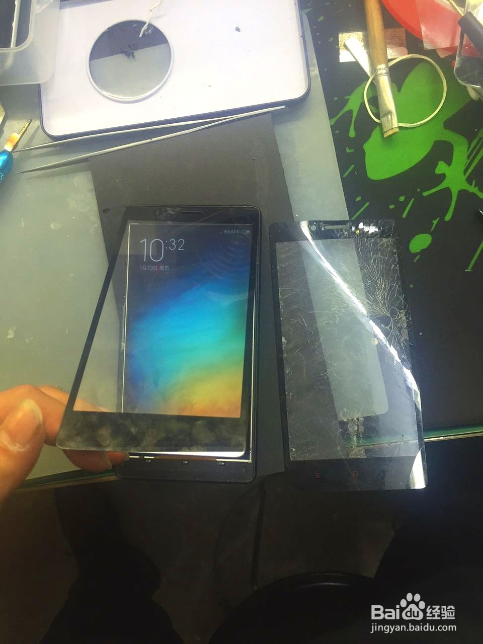 红米手机更换外屏