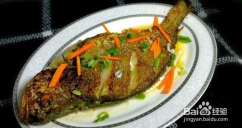 煎蒸大黄鱼的做法