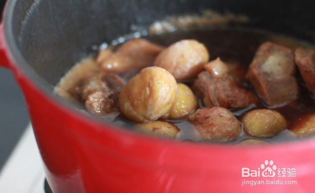 排骨板栗的做法