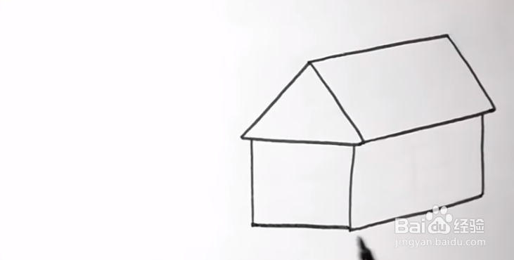 少儿简笔画——如何用彩笔一笔一笔画乡村