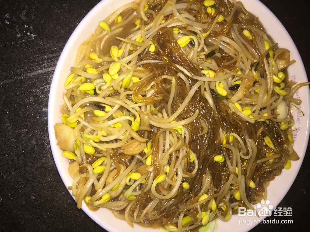 豆芽炒粉丝怎么做香喷喷