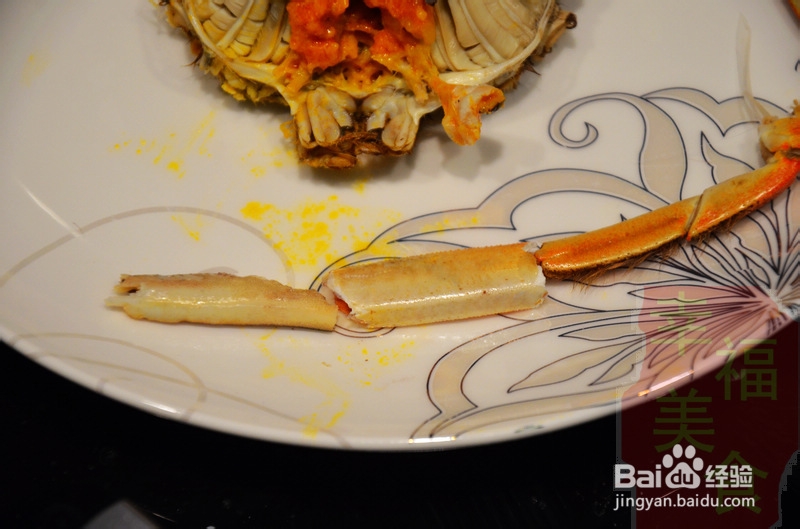 幸福美食：爽滑鲜美的大闸蟹蒸水蛋