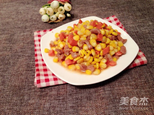 玉米肉粒的做法