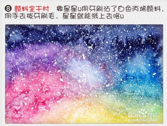 水彩明信片教程