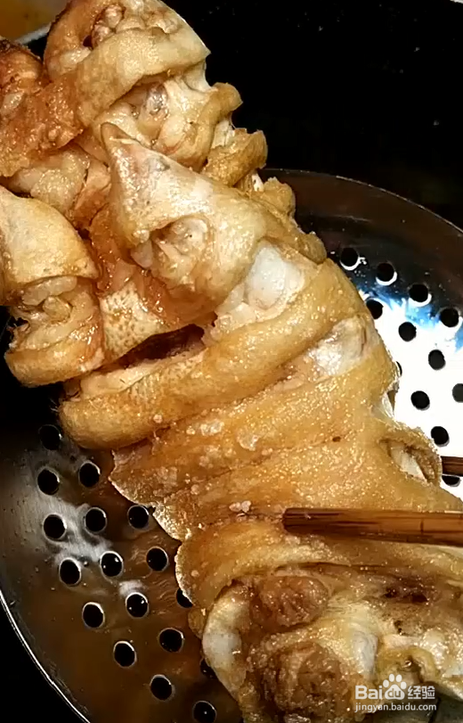 虎皮猪蹄的做法