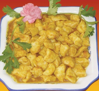 图解咖喱鸡丁的做法